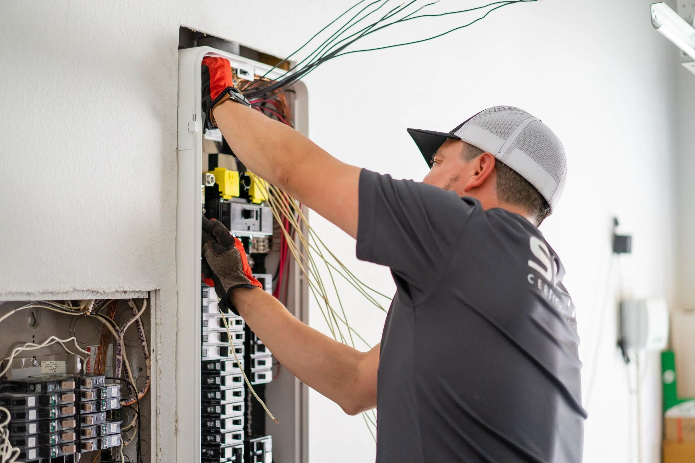SPAN smart electrical panel installed by Divine Energy Solar