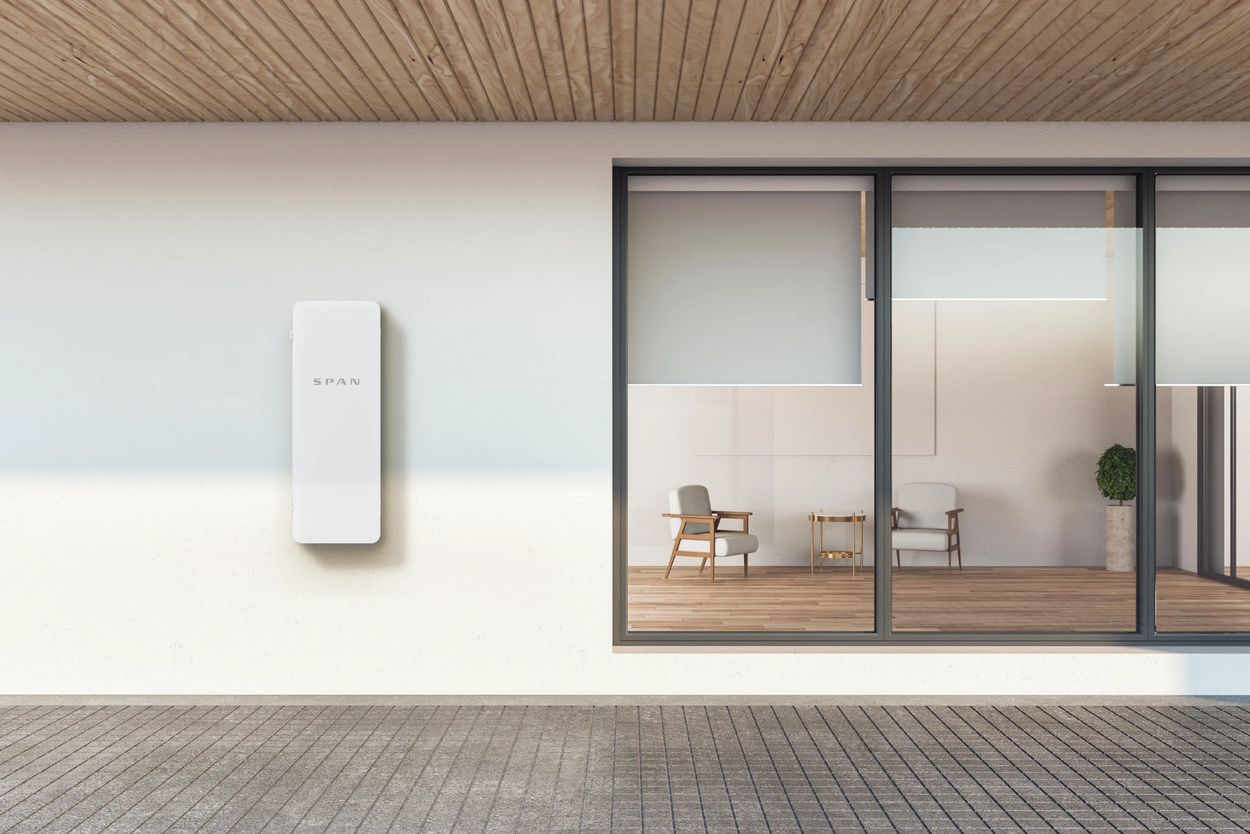 SPAN smart electrical panel installed by Divine Energy Solar